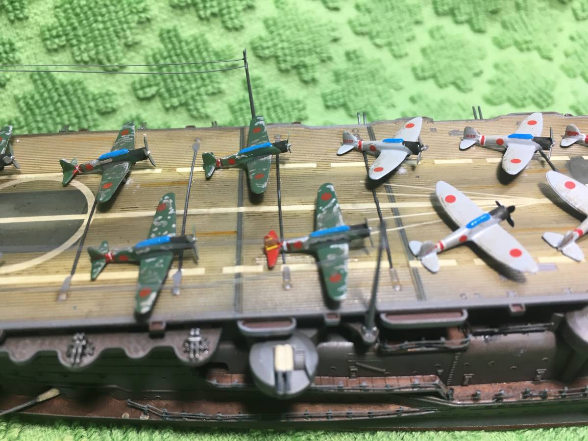 南雲機動部隊旗艦/ハセガワ1/700赤城/完成品_6