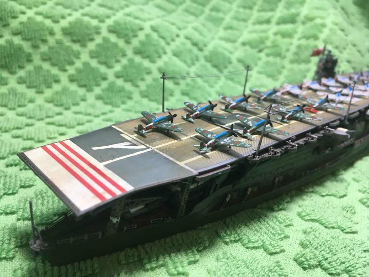 南雲機動部隊旗艦/ハセガワ1/700赤城/完成品_7