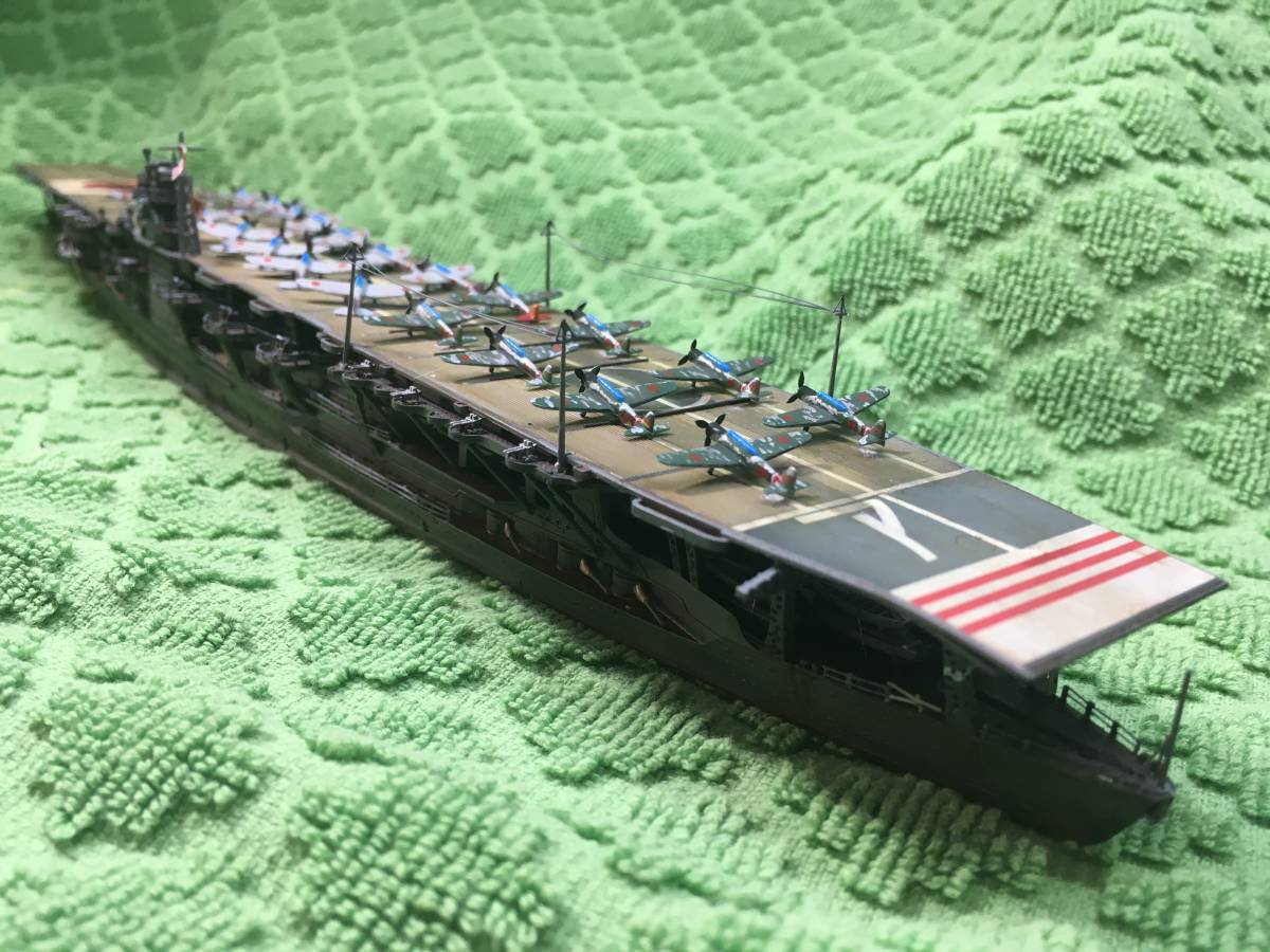 南雲機動部隊旗艦/ハセガワ1/700赤城/完成品_8