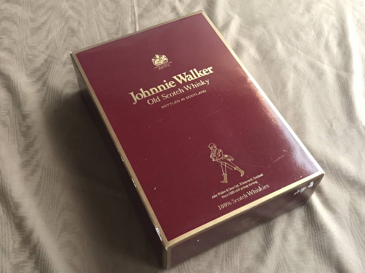 Johnnie Walker 古酒 1円〜未開栓JOHNNIE 750ml／Red&frasl;古酒 Whisky 未開栓 古酒　Johnnie Walker　ジョニーウォーカー 特級　赤 黒　2本セット 箱付　43% 750ml × 2　検索：オールド スコッチ ウイスキー