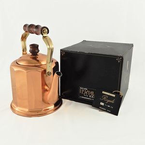 レトロ　銅製のやかん　ケトル　新品・未使用 やかん 銅のやかん おしゃれ ヤカン 日本製 ガス 直火 レトロ ケトル