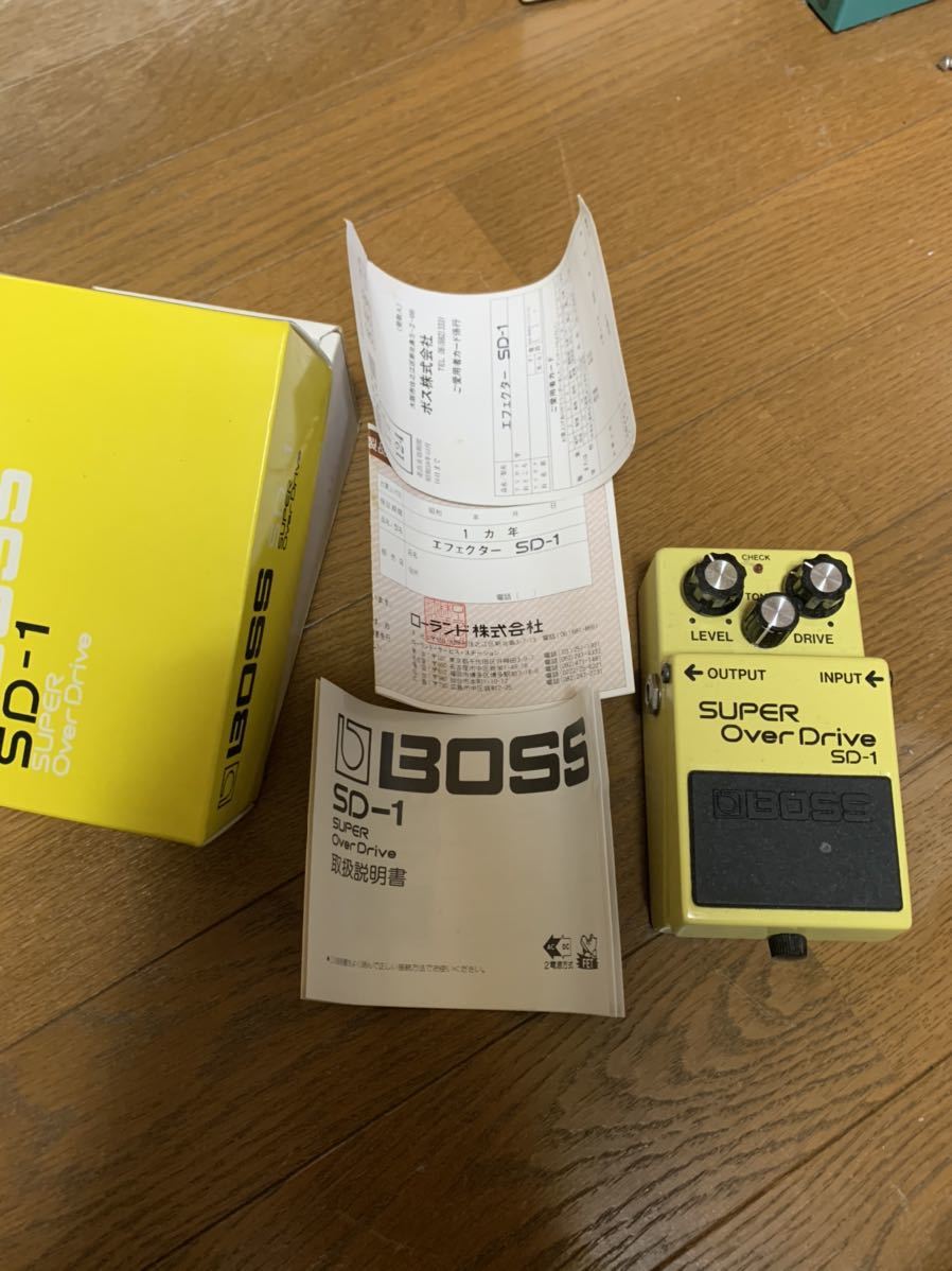 BOSS 日本製 SD-1 BOSS sd-1 日本製 スタンプシリアル レア仕様
