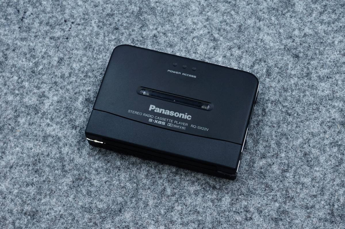 極美DE修復品】Panasonic カセット プレーヤー RQ-SX22V