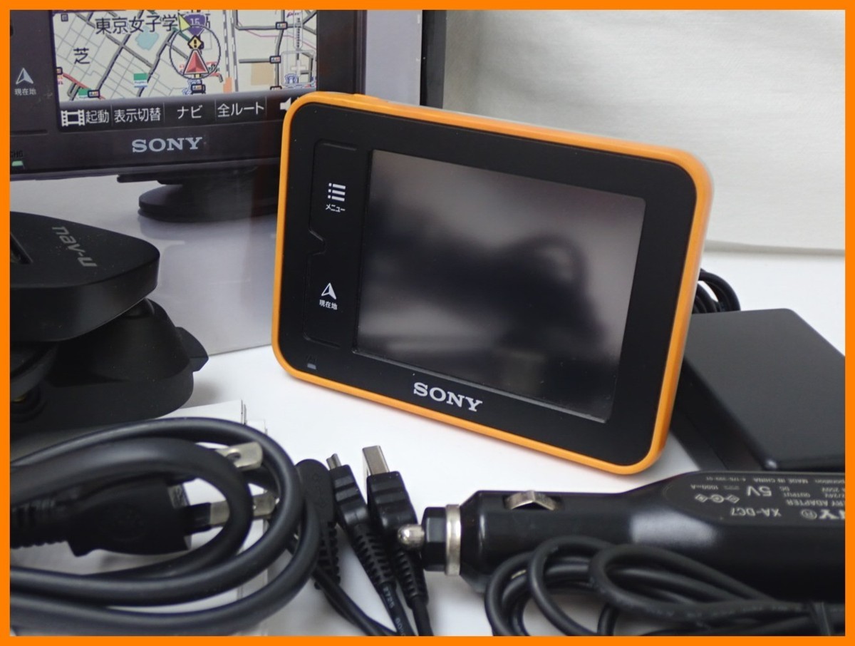 ☆SONY/ソニー ポータブルナビゲーション nav-u/NV-U35/3.5V型/付属品