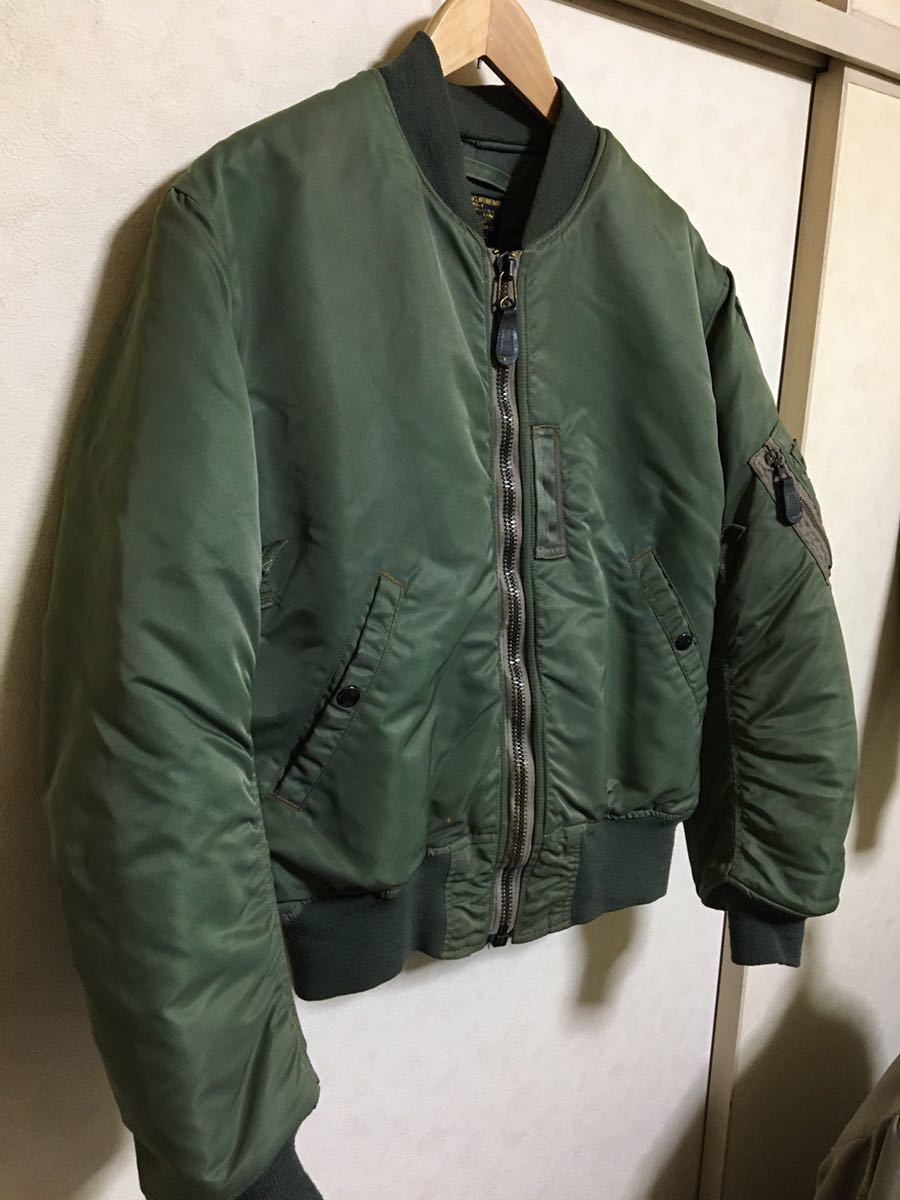 【希少 M品番】バズリクソンズ MA-1 L セージグリーン M13521 BUZZ RICKSON'S バズリクソンズ MA-1 フライトジャケット Type “ALBERT