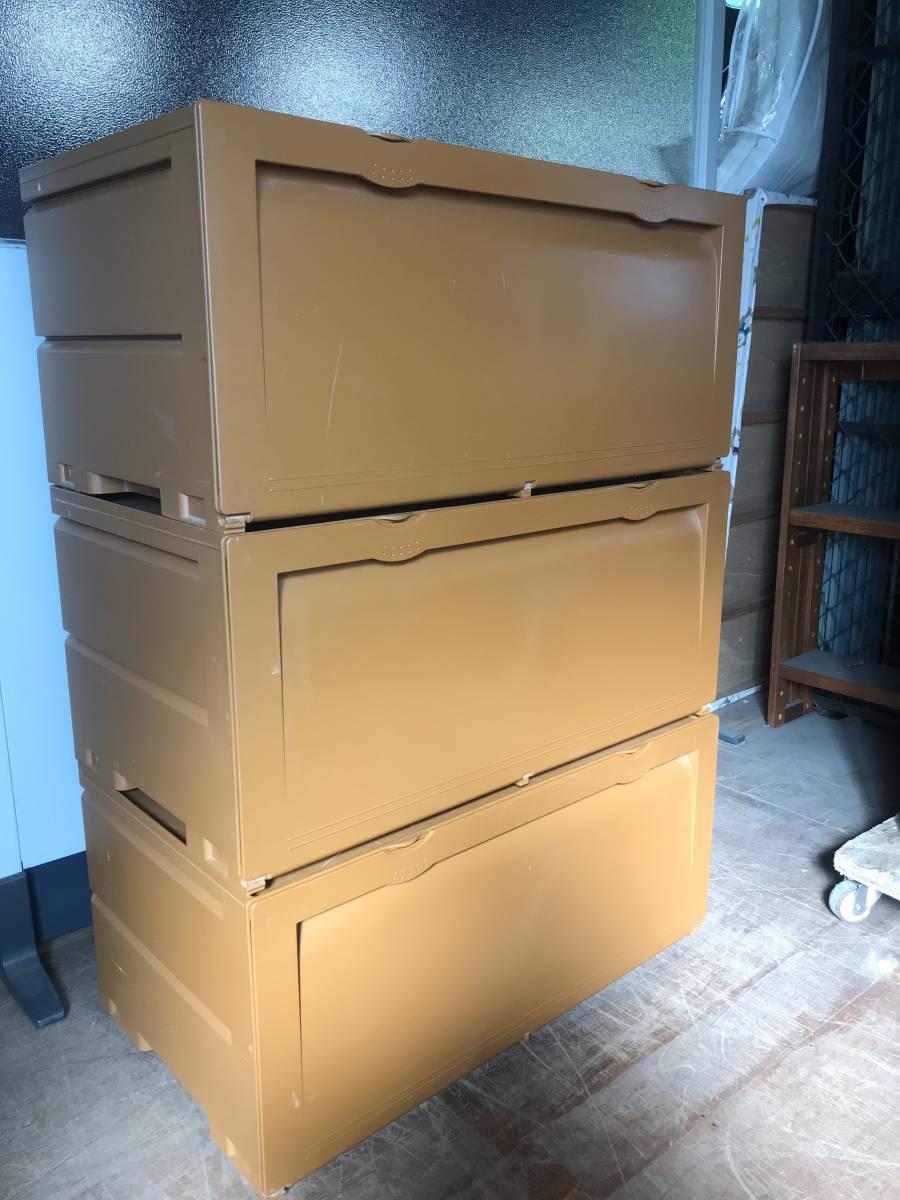 あ//D0336 Tupper ware タッパウェア 収納箱 3個まとめて