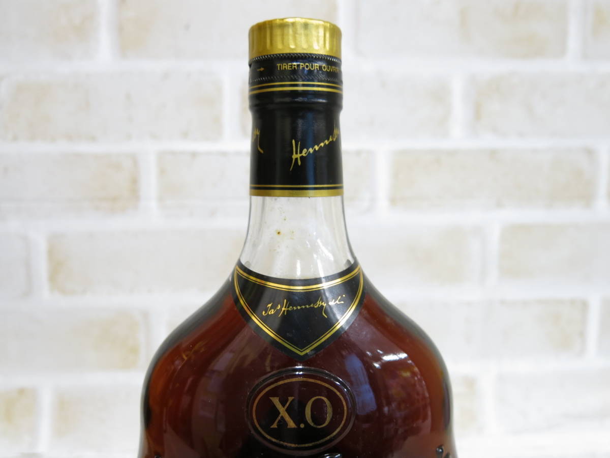 ☆1016【古酒】 未開栓 ブランデー コニャック ヘネシー XO 金キャップ