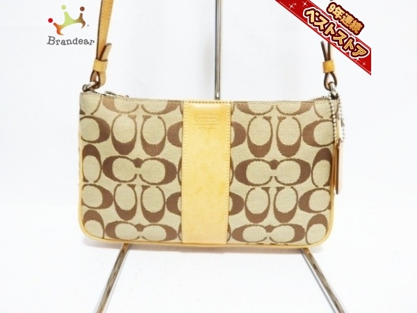 コーチ COACH ウエストポーチ シグネチャー柄 レザー バッグ COACH