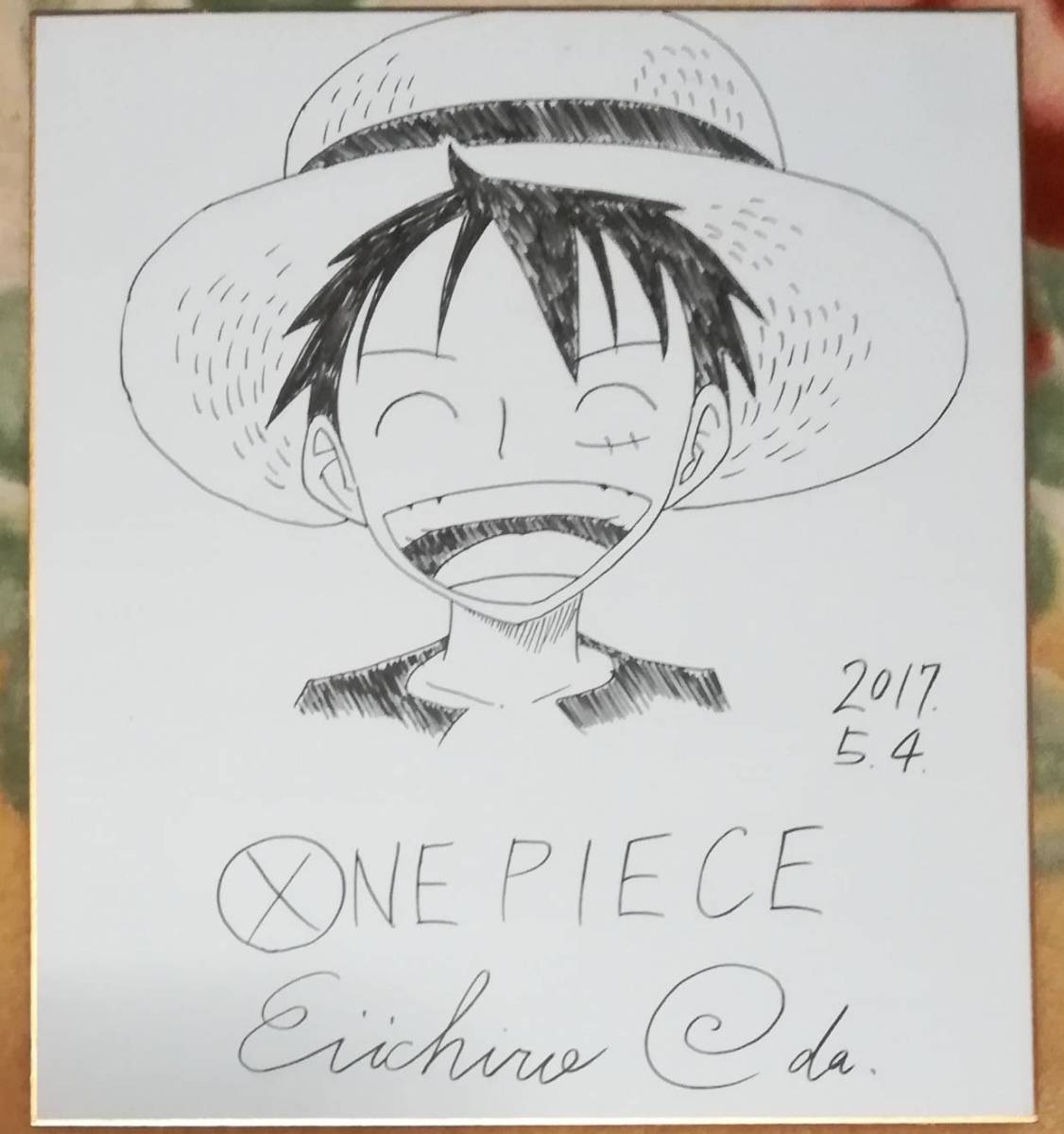 ONEPIECE 尾田先生 書き下ろし‼️直筆サイン‼️10枚セット‼️超美品