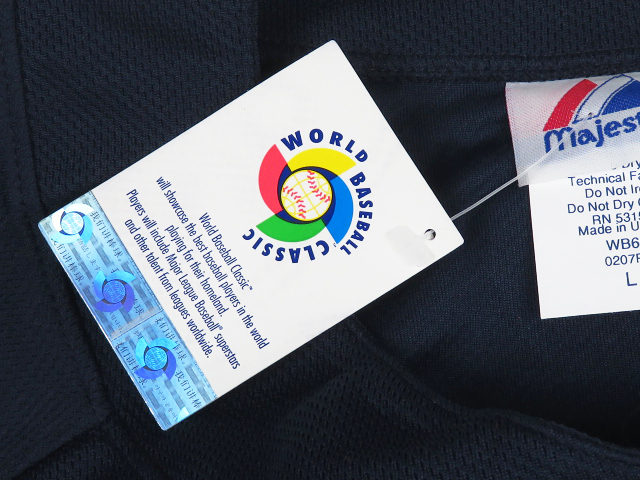 1円～ 未使用品 マジェスティック 侍ジャパン 2006 WBC ユニフォーム