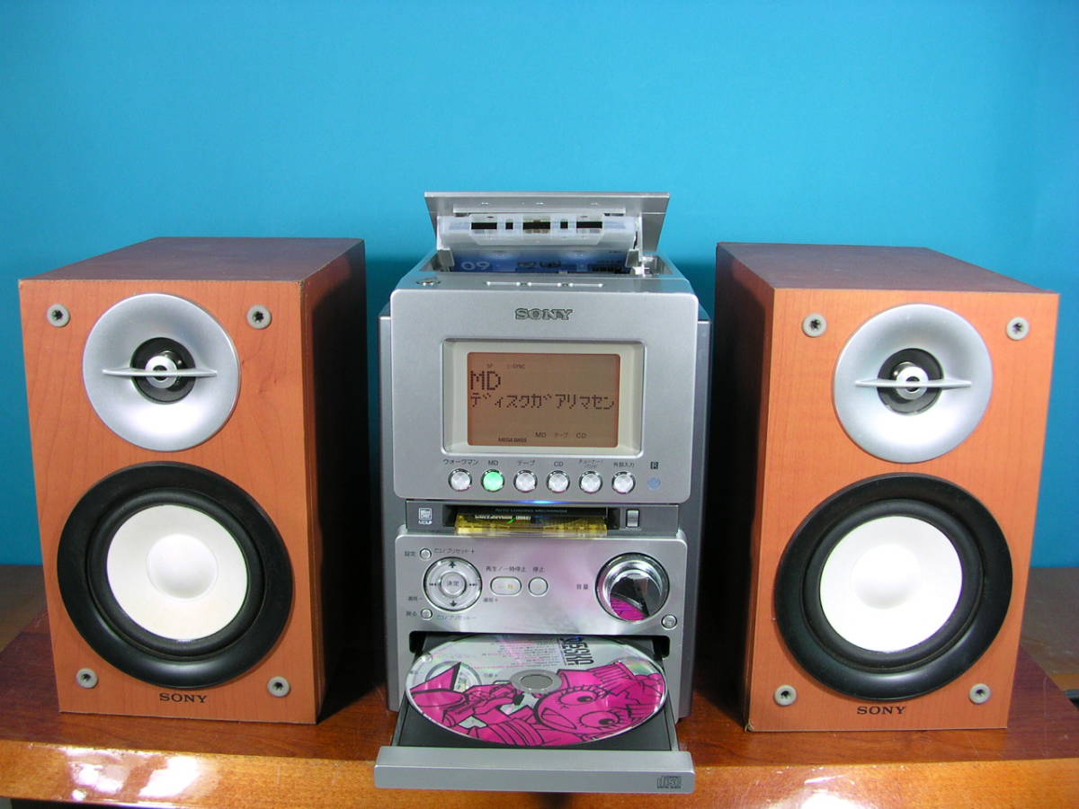 SONY CMT-M35WM MD搭載オールインワンコンポ W S : オールインワン