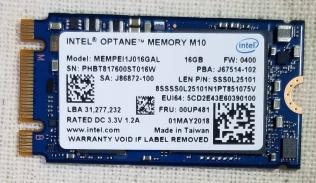 Intel Optane メモリー 16GB M10 PCIe M.2 2242 良品 使用時間2000時間以内 Memory ...