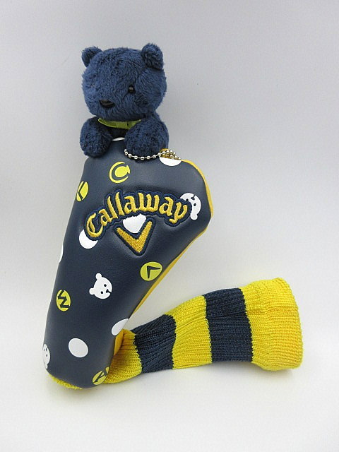 【新作，限定セール】 1円 Callaway/キャロウェイ ベアー ユーティリティ用 ヘッドカバー ネイビー ネコポス便対応(キャロウェイ)｜売買されたオークション情報、yahooの商品情報をアーカイブ公開 - オークファン ヘッドカバー