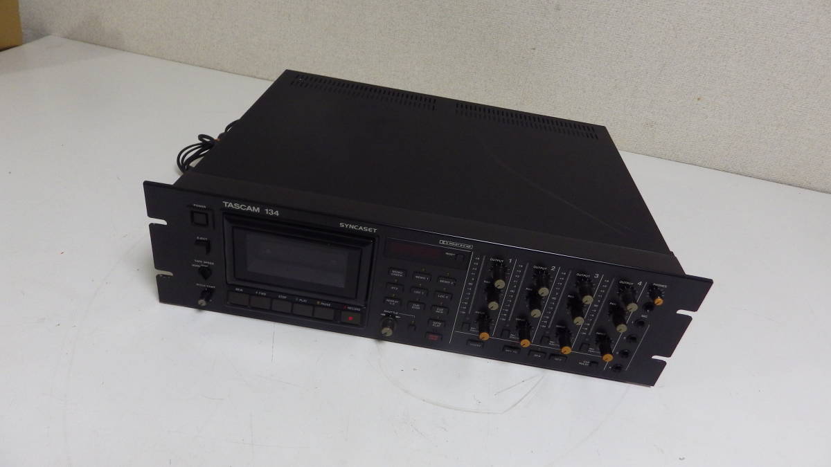 【TASCAM】　タスカム　カセットMTR　SYNCASET 134