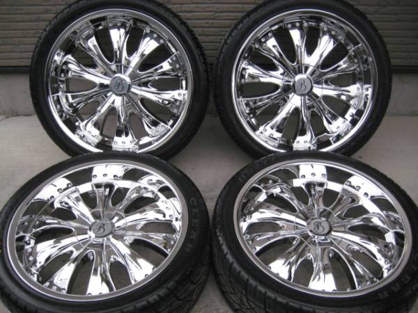 □B22R／業販歓迎！希少 ベンツ ＭＬ 用／22メッキAW／新品SETⅵ_2