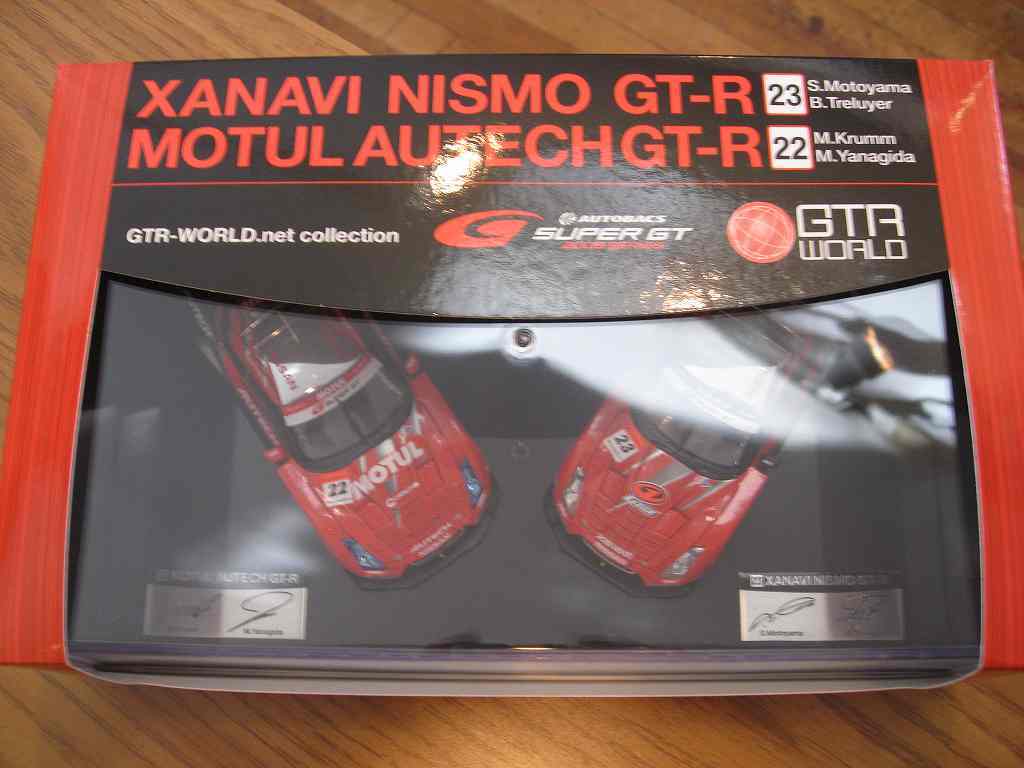 ok蔵出しエブロ1/43日産GT-R デビューWin＆1-2フィニッシュメモリアル2