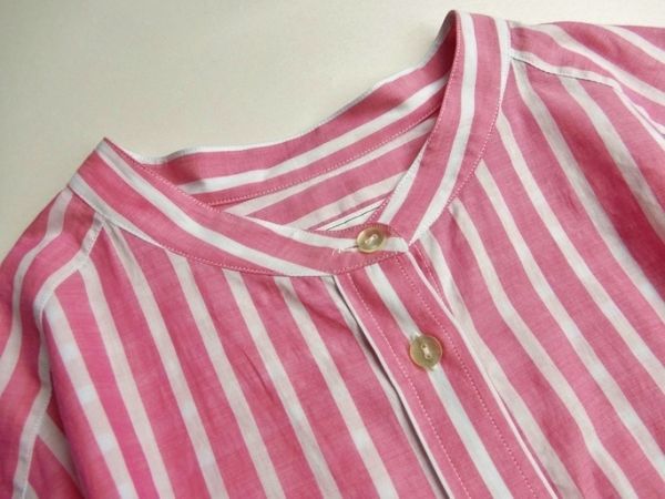 スローブイエナ Slobe Iena Someros ソメロス 社製生地使用コットン100 オーバーサイズシルエットマキシ丈ストライプ柄シャツワンピース 長袖シャツ 売買されたオークション情報 Yahooの商品情報をアーカイブ公開 オークファン Aucfan Com