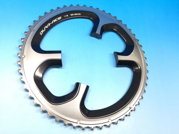 人気，限定SALE 未走行 FC-9000 53T DURA-ACE 11s アウター チェーンリング シマノ デュラエース 2 0424U2017/198(チェーンリング)｜売買されたオークション情報、yahooの商品情報をアーカイブ公開 - オークファン チェーンリング