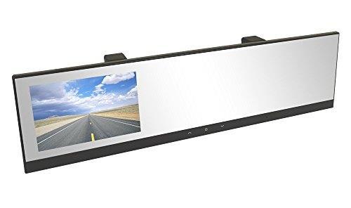 | origin 4.3 インチ ルームミラー 型 モニター + 超 小型 広角レンズ RM43-X119PRO モニターセット ビデオ2WAY 正像鏡像・ガイドライン表示切替 ルームミラーモニター&frasl;Bullcon-フジ電機工業株式会社