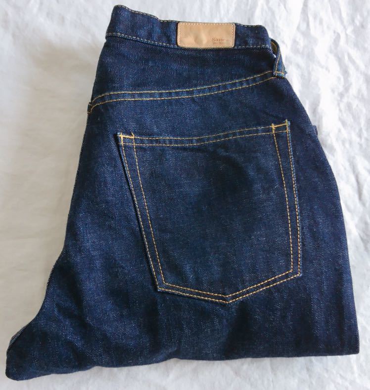 1～ Sanca インディゴデニム 1 裾チェーン 15.5oz 日本製 美品 サンカ 