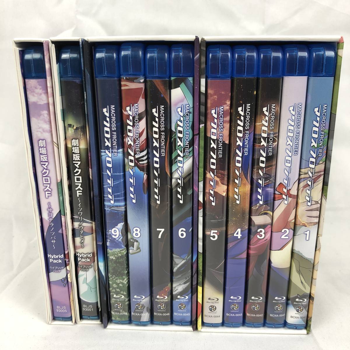 マクロスフロンティア 全9巻 収納BOX付 Blu-ray + 劇場版マクロスF
