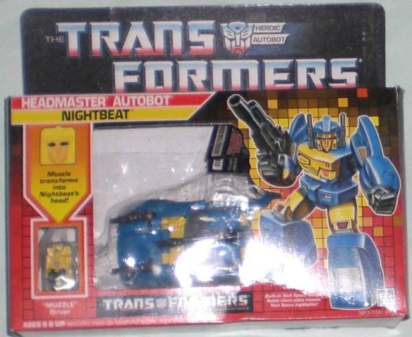トランスフォーマー　ヘッドマスター　ミネルバ　ナイトビート G1 ハズブロ トランスフォーマー ヘッドマスター探偵ナイトビート(ミネルバ)(G1