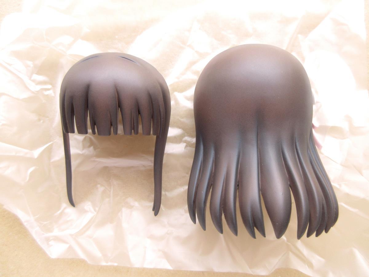 パーツ 髪 頭 ねんどろいど 千夜 973 ご注文はうさぎ か ロングヘアー 黒髪 日本人形 姫 ダークブラン 髪飾り 花 オビツ コミック アニメ 売買されたオークション情報 Yahooの商品情報をアーカイブ公開 オークファン Aucfan Com