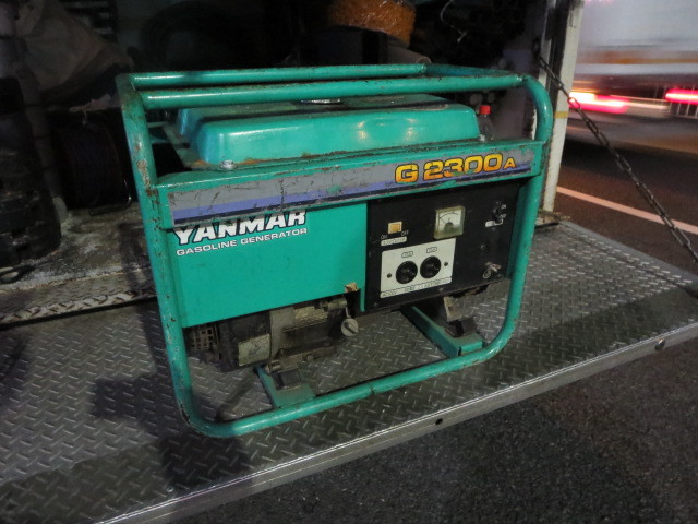 ヤンマー 発電機 G2300A 2300W 現状品 引取限定 中古品 3