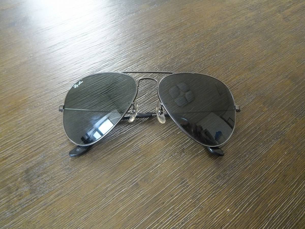 希少 USA製 Rayban B＆L ビンテージ サングラス AVIATOR ティア 