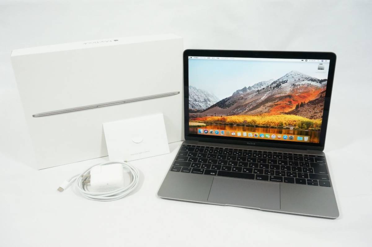 中古良品♪MacBook Retina 12インチ Early 2015 スペースグレイ MJY32J