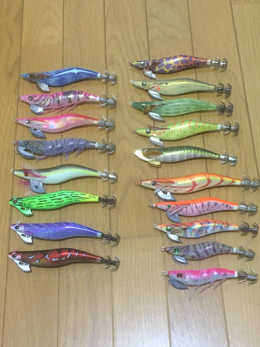 エギ 18本セット エメラルダス系統、DUEL (YO-ZURI含む) 系統、他