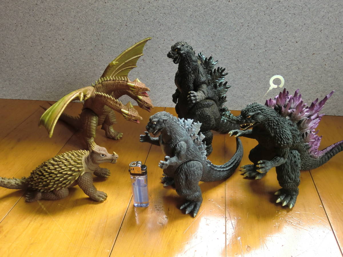ゴジラ 怪獣フィギュア 5体セット （ゴジラ・キングギドラ・ボウリュウ  