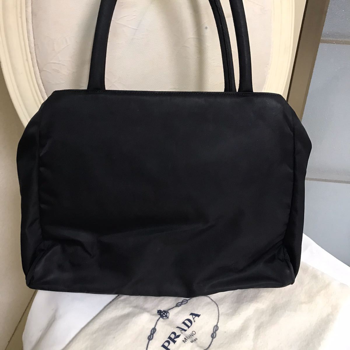 極美品 PRADA プラダ ナイロンショルダー バッグ ナイロントート 