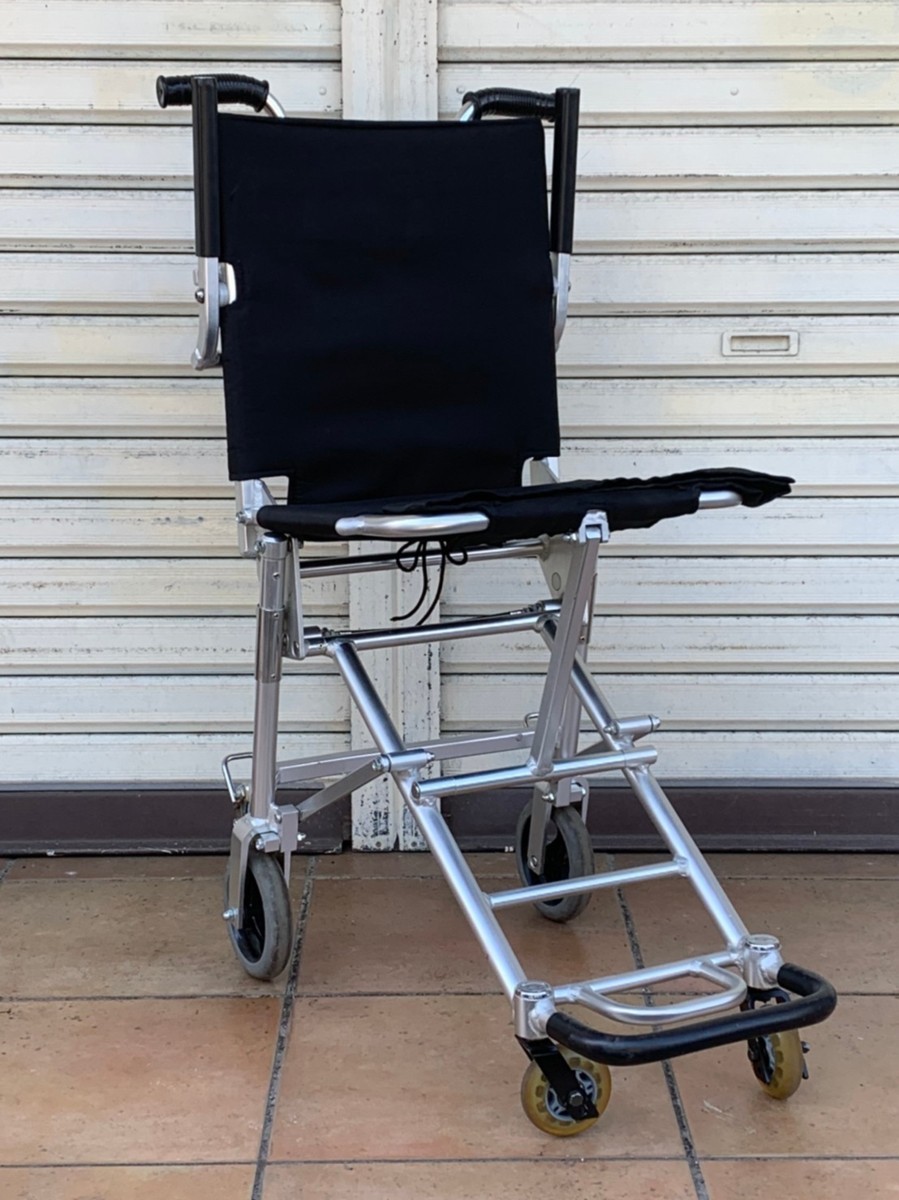 NISSIN 日進医療器 NAH-207 携帯車椅子 軽量 コンパクト 折りたたみ