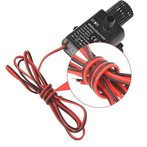 【送料無料】 Anself 超静音 小型水中ポンプ DC12V マイクロ ブラシレス オイルポンプ 水中循環噴水 水族館水池ポンプ240L/H 5W Lift 3M_5