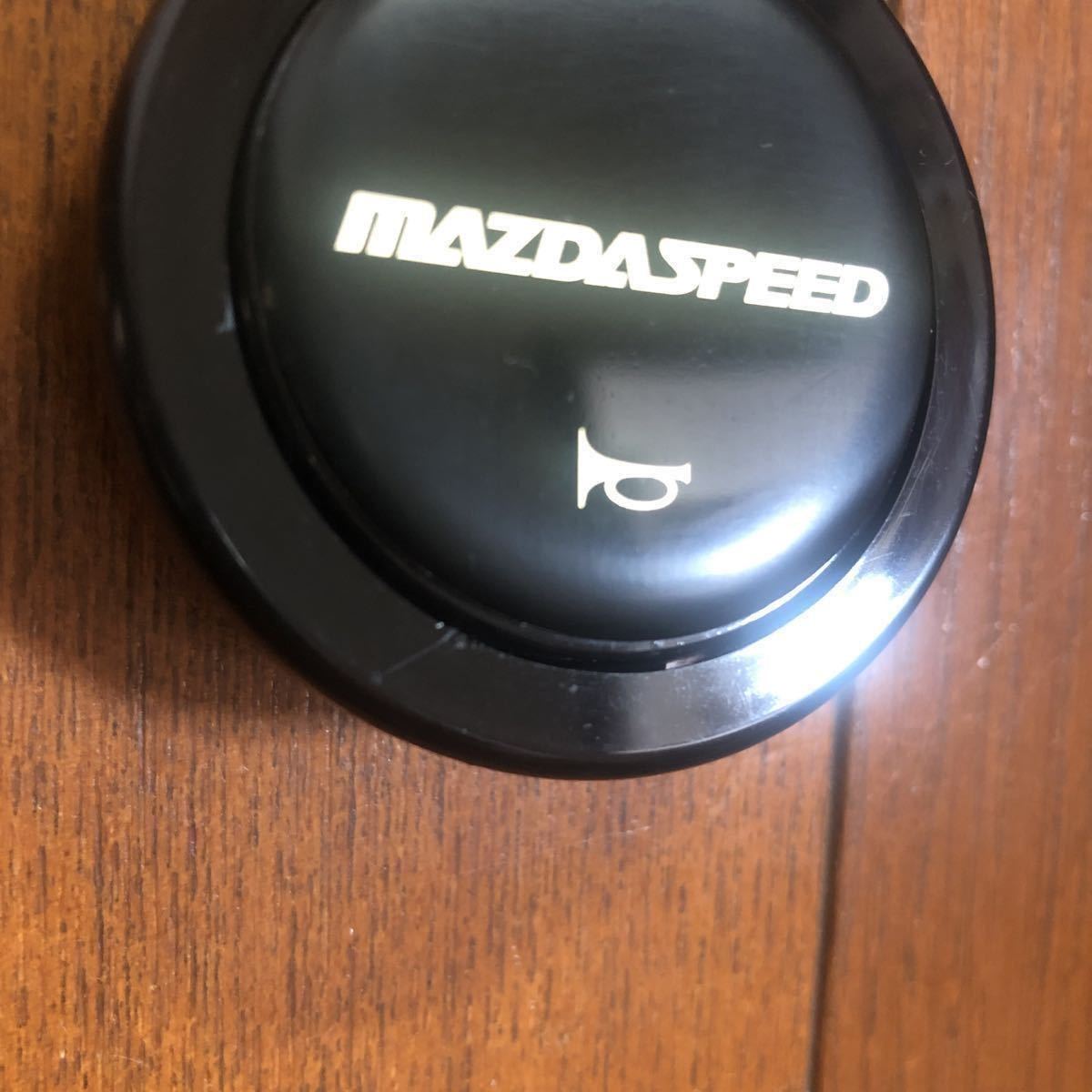 マツダスピード ホーンボタン マツダ MAZDASPEED MAZDA 当時物 ホーン 