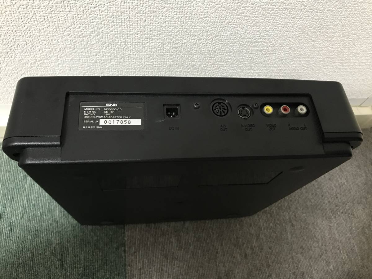 ネオジオCD 本体 セット コントローラー2個 餓狼伝説3 おまけ
