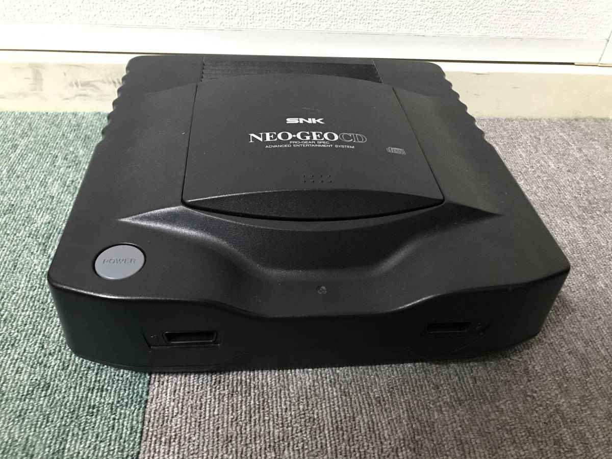 ネオジオCD 本体 セット コントローラー2個 餓狼伝説3 おまけ