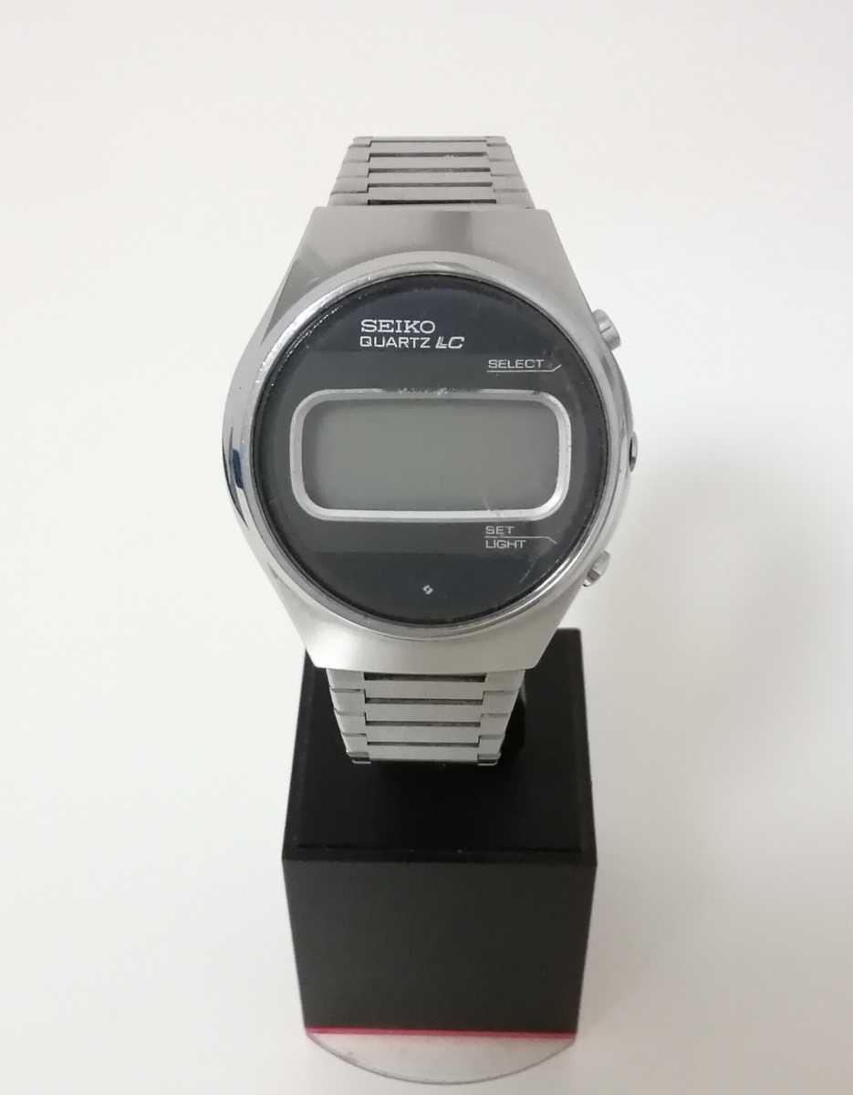 ジャンク SEIKO セイコー 腕時計 LC デジタル QUARTZ 稼働品 0614-5010 