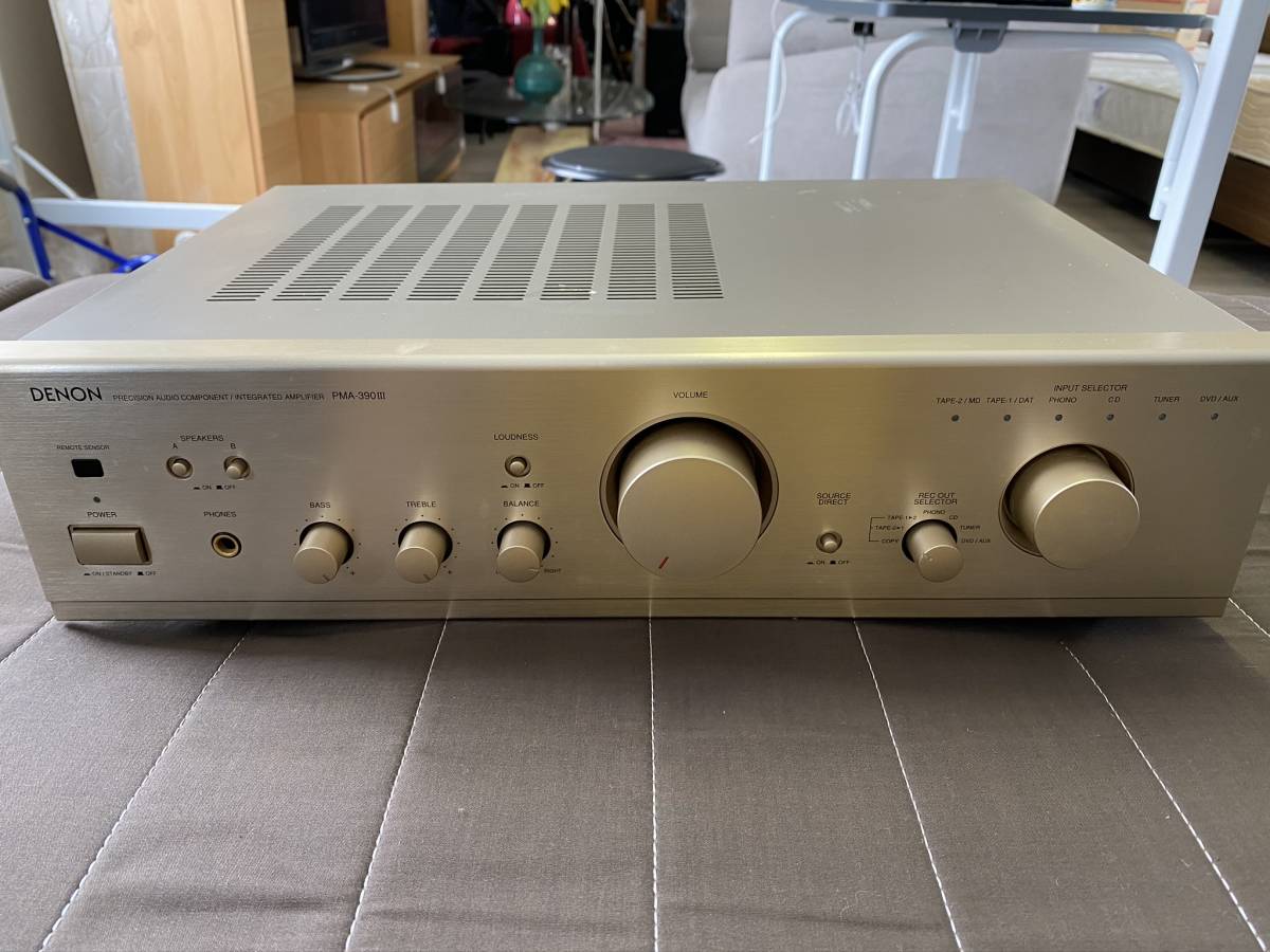 N3☆DENON デノン プリメインアンプ PMA-390Ⅲ 通電確認済み ジャンク品☆