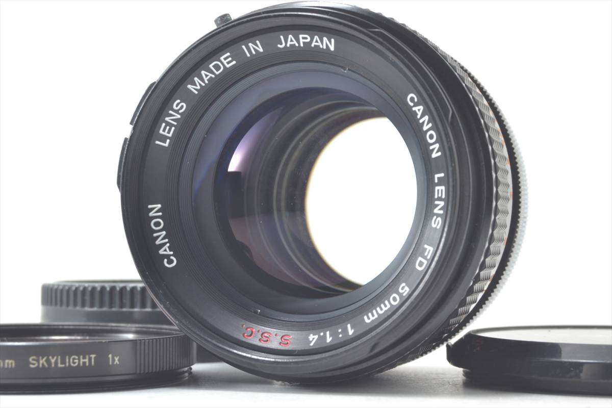 Canon キャノン FD 50mm f/1.4 S.S.C. SSC MF FDマウント 動作品 清掃