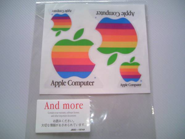 Apple アップル レインボーカラー ステッカー その2 Mac用 売買されたオークション情報 Yahooの商品情報をアーカイブ公開 オークファン Aucfan Com