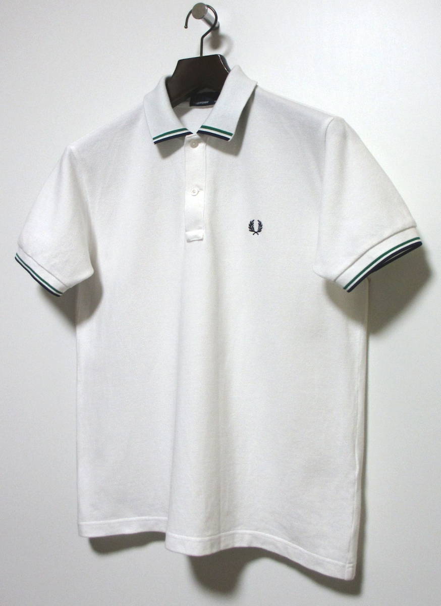 FRED PERRY フレッドペリー F1580 Tipped Piqu Polo Shirt ティップド