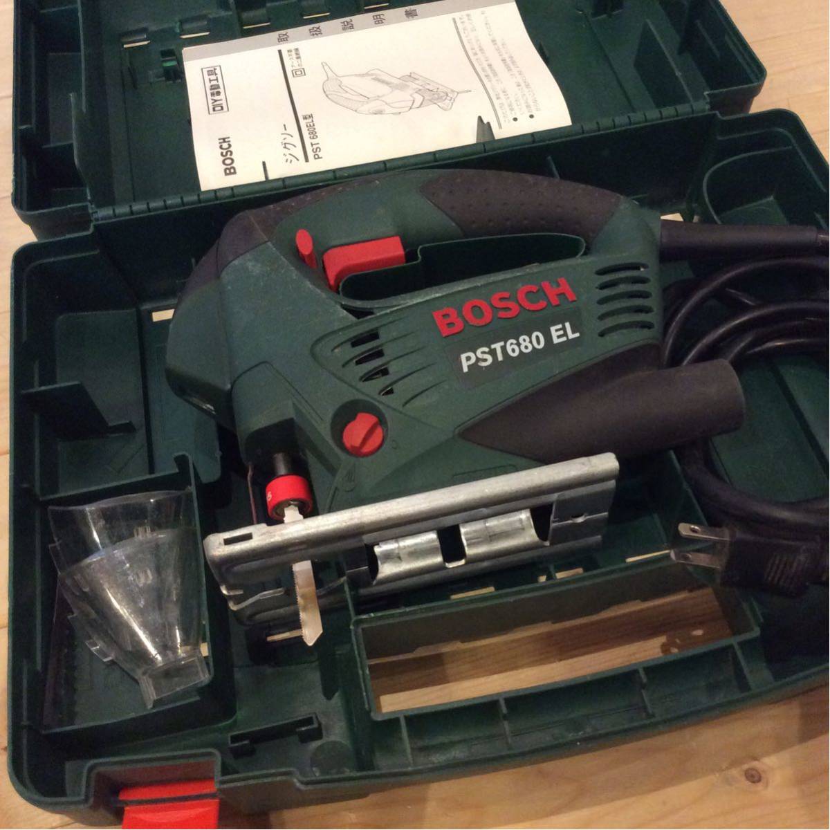 【HOT，安い】 BOSCH ボッシュ ジグソー PST680EL レーザー付き(ジグソー、電気のこぎり)｜売買されたオークション情報、yahooの商品情報をアーカイブ公開 - オークファン 木工用