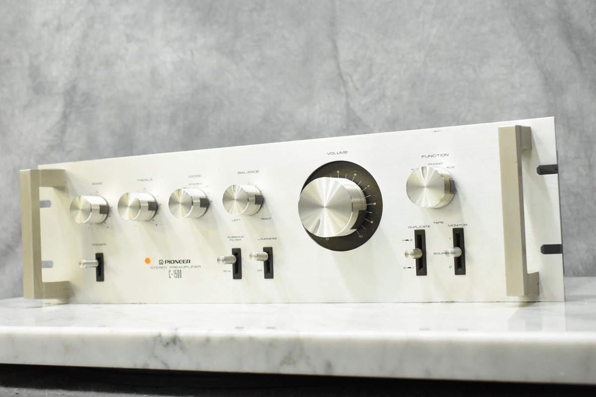 C-1500 パイオニア プリアンプ PIONEER Yahoo!オークション パワー 