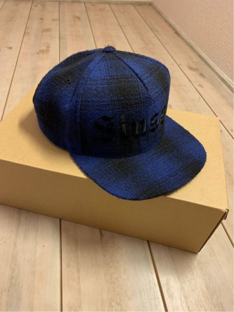 お得，新作 ステューシー キャップ スナップバック チェック 刺繍 stussy ニューエラ ネル(帽子)｜売買されたオークション情報、yahooの商品情報をアーカイブ公開 - オークファン 服飾小物