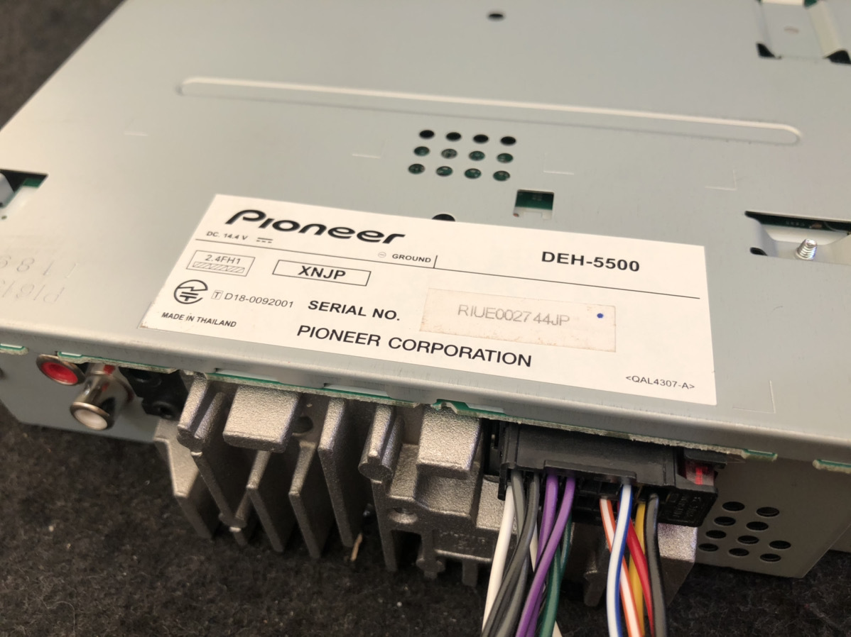 DEH-5500 Pioneer | カロッツェリア CD Bluetooth Carrozzeria USB