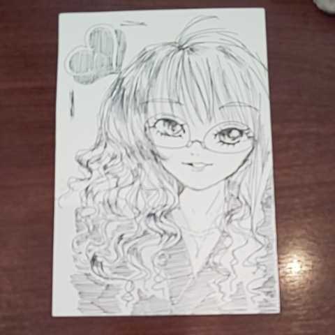 オリジナルイラストハガキサイズ 先生 手描きイラスト 売買されたオークション情報 Yahooの商品情報をアーカイブ公開 オークファン Aucfan Com