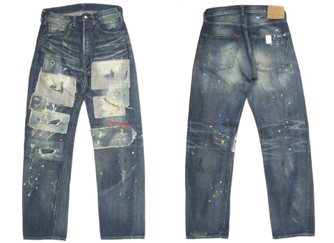 1955年 501XX 55501-0061 レイバークラッシュド LEVI ンテージ(W32