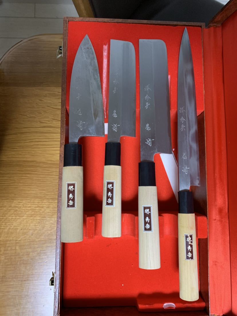 調理器具 秀岳 堺秀岳 御料理包丁 和包丁5本